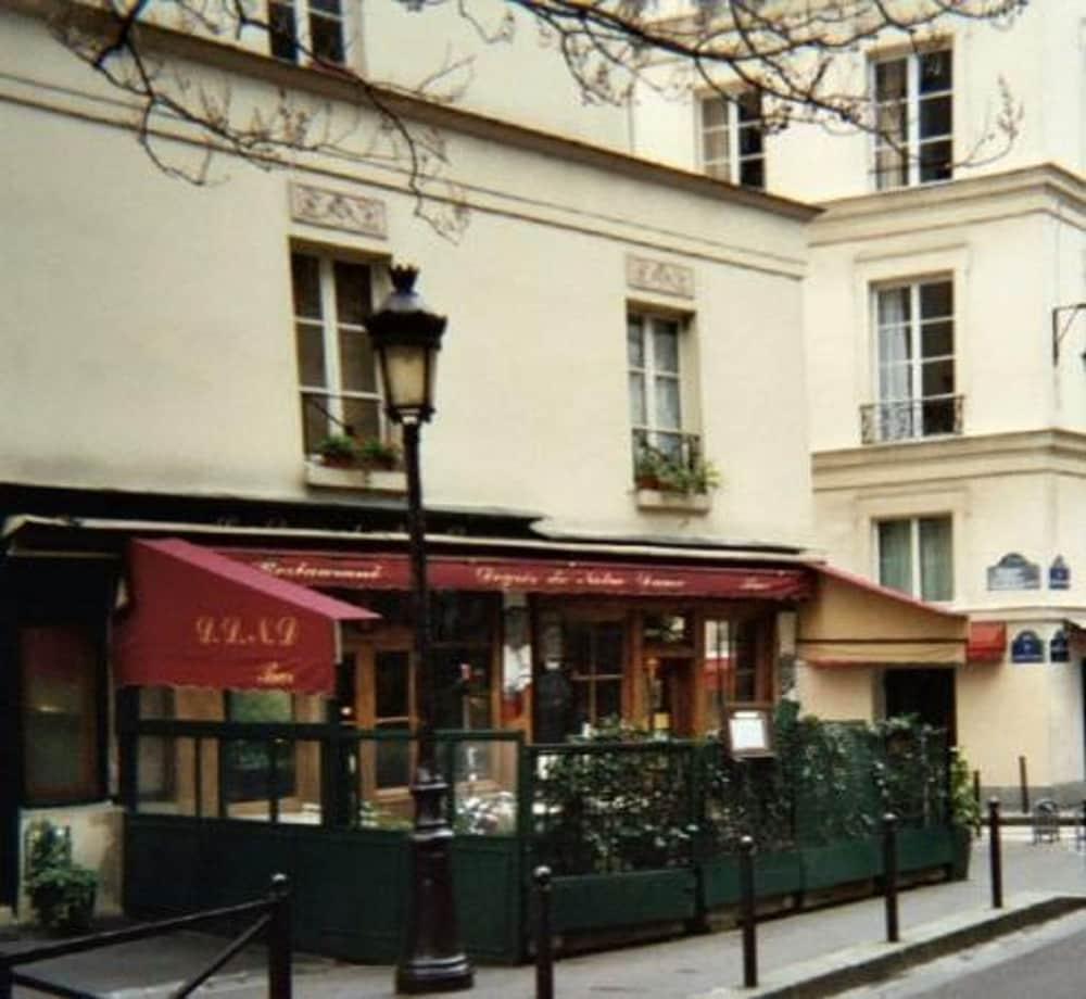 Hotel Les Degres De Notre Dame Paris Exteriör bild